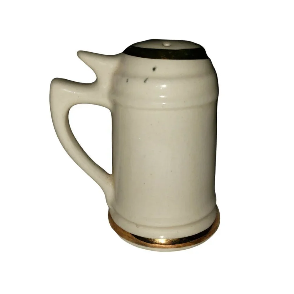 Vintage‎ St Augustine Florida Salt & Pepper Shakers Souvenir Kitch Stein Mug